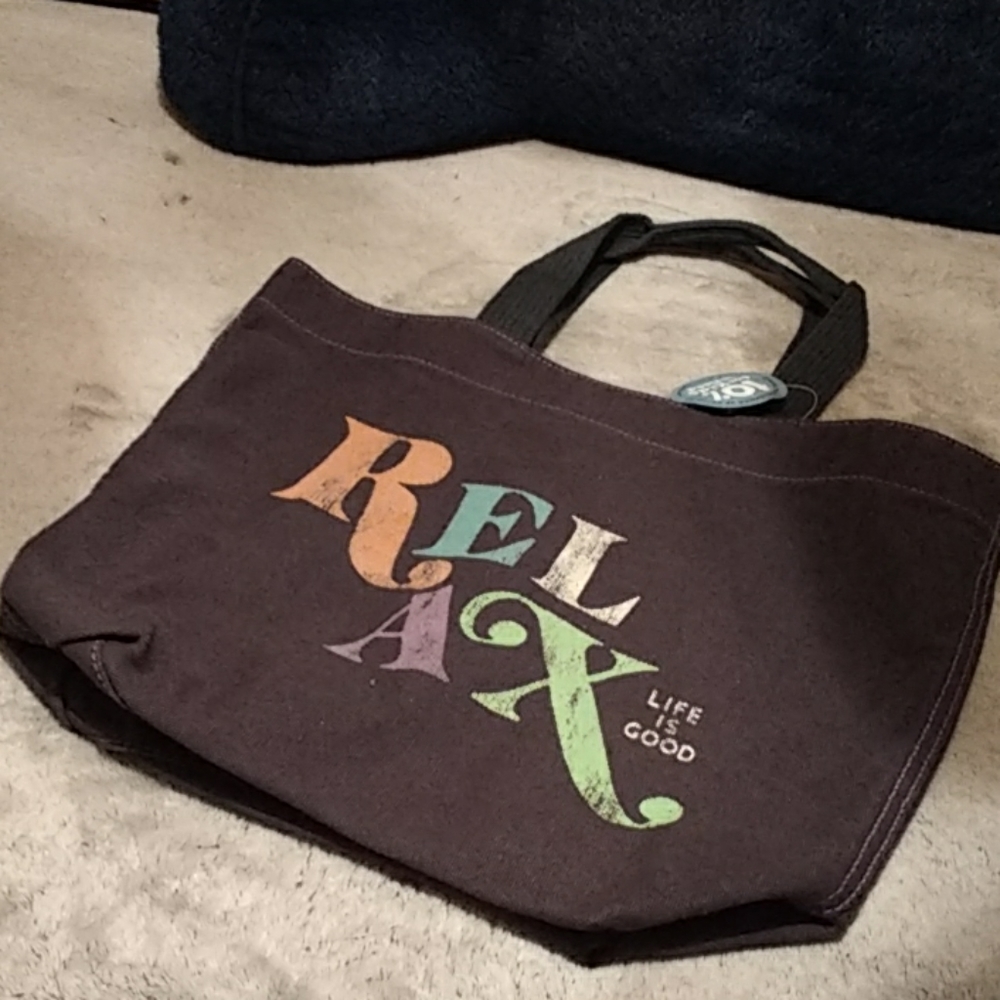 NWT Relax life is good bag